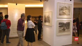 Pameran Lukisan dari Cat Air yang Tercemar