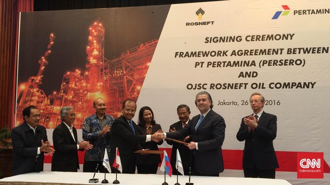 Rosneft mengaku, tengah mempertimbangkan kilang Bontang milik Pertamina. Saat ini, Roseneft sedang menghitung kebutuhan investasinya.