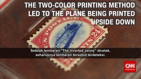 Perangko Langka The Inverted Jenny