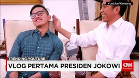 Vlog Anak Jokowi, Kaesang Jadi Trending Youtube