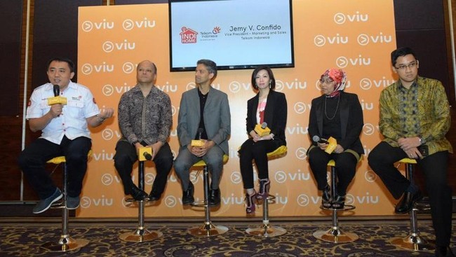 PT Telkom Indonesia (Persero) Tbk (Telkom) mengumumkan kesepakatan kerja sama layanan video on demand VIU.