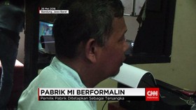 Pemilik Pabrik Mi Berformalin Ditetapkan Jadi Tersangka