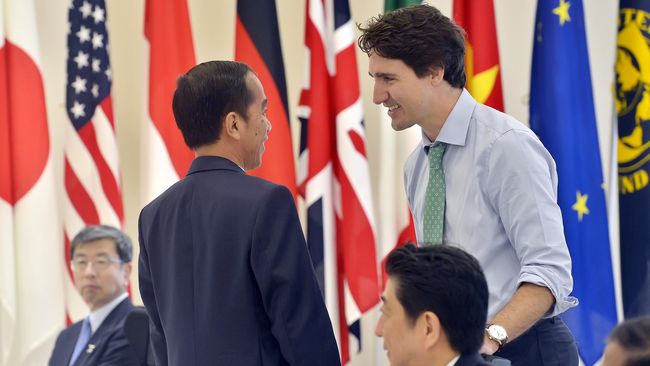 Canadian PM Trudeau in talks with Jokowi rejects Putin at G20