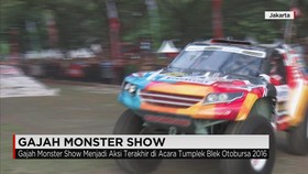 Gajah Monster Show di Tumplek Blek Otobursa 2016