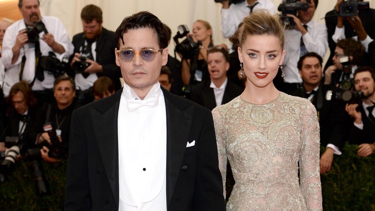NEW YORK, NY - MAY 05:  Actors Johnny Depp and Amber Heard attend the 