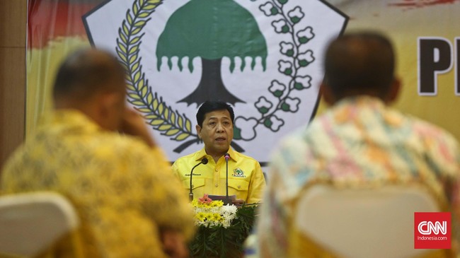 Setya Novanto menyebut sejak awal Golkar didirikan untuk mendukung pemerintah dan untuk memajukan bangsa.