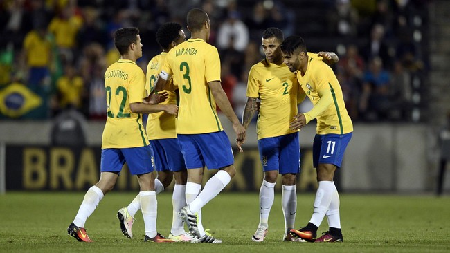 Laga persahabatan melawan Panama merupakan persiapan terakhir Brasil sebelum tampil di Copa America Centenario, 3-26 Juni mendatang.