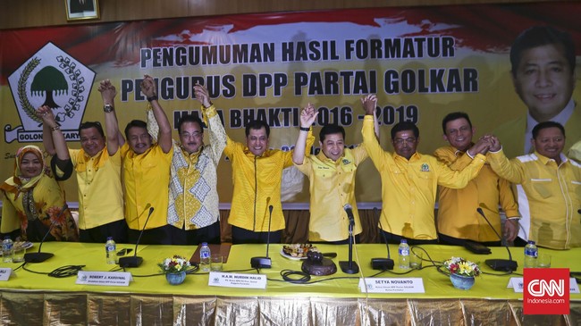Konsolidasi hingga ke tingkat organisasi massa pendukung Partai Golkar, bertujuan membangun persepsi yang sama.