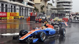 Aksi Rio Haryanto di GP Monako