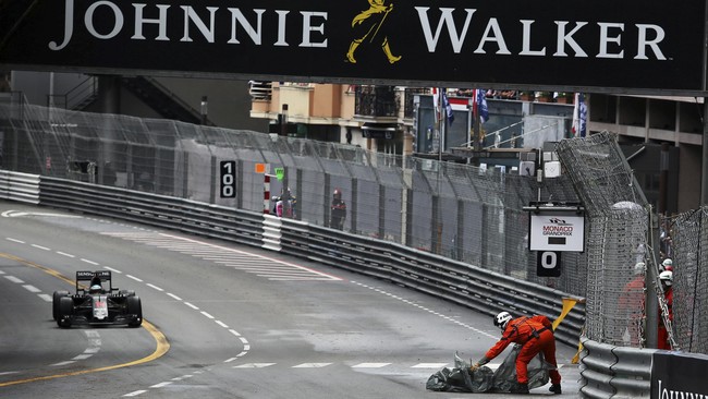 Aksi Rio Haryanto di GP Monako