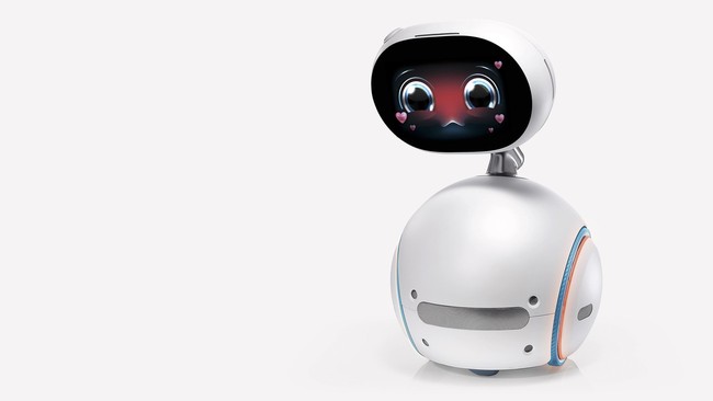 ZenBo bisa mengecek siapa yang sedang berdiri di depan pintu rumah dari kamera yang terhubung. Robot ini dibanderol hanya Rp 8,1 juta