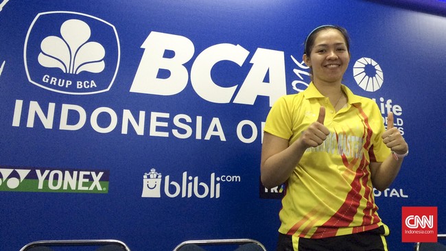 Pebulutangkis tunggal putri Indonesia, Febby Angguni, lolos ke babak kedua Indonesia Terbuka 2016 setelah mengalahkan wakil Hong Kong, Yip Pui Yin.