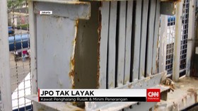 Warga Tak Manfaatkan Jembatan Penyeberangan Orang