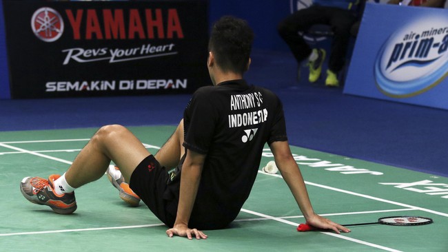 Penampilan impresif Anthony Ginting di Australia Terbuka 2016 terhenti di babak semifinal setelah kalah dari pemain Korea, Jeon Hyeok Jin.