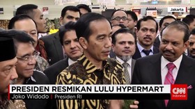 Presiden Resmikan Lulu Hypermart