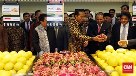 Jokowi Resmikan Hypermarket Perdana Perusahaan Ritel Qatar