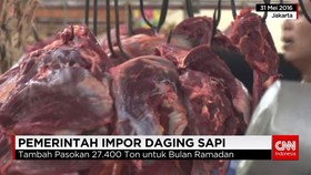 Pemerintah Impor Daging Sapi