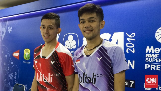 Fajar Alfian/Muhammad Rian Ardianto dan Berry Anggriawan/Hardianto harus tersingkir di babak semifinal India Grand Prix Gold.
