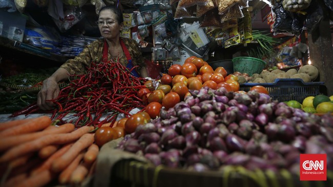 Beberapa komoditas yang menjadi sumber pendorong inflasi September diantaranya bawang merah, cabai merah, dan beras.