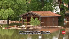 Kota di Jerman Kebanjiran, Tanggul Karung Pasir jadi Harapan