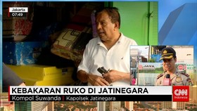 Warga Bentrok Picu Kebakaran Ruko di Jatinegara