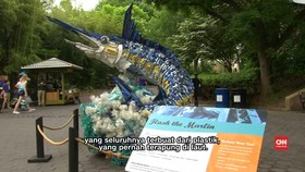 Pameran Sampah Plastik untuk Kampanye Lingkungan