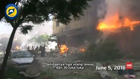 Pasar Idlib Jadi Sasaran Serangan Udara Rusia