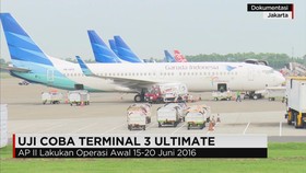 Uji Coba Terminal 3 Ultimate oleh Garuda Indonesia