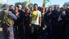Kericuhan Aksi Protes Mahasiswa Papua Nugini