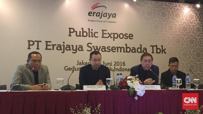 PT Erajaya Swasembada Tbk menambah fasilitas pinjaman yang diberikan PT Bank Central Asia Tbk sebesar Rp1,4 triliun dan fasilitas valuta asing Rp13,3 juta