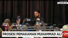 Suasana Shalat Jenazah Muhammad Ali