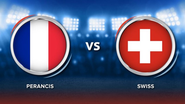 Duel perebutan juara Grup A bakal tersaji antara Swiss melawan Prancis. Meski memastikan lolos, Les Bleus berambisi memenangkan laga demi status juara grup.