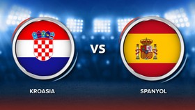 LIVE: Kroasia Vs Spanyol