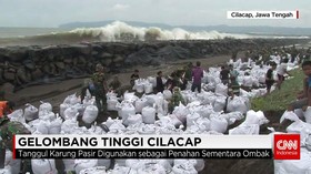 Perbaikan Tanggul Penahan Ombak