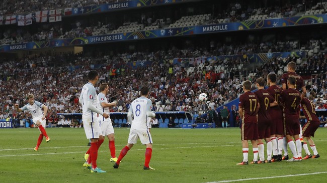 Eric Dier mengaku terinspirasi legenda The Three Lions, David Beckham, ketika mencetak gol ke gawang Rusia pada pertandingan Grup B Piala Eropa 2016.