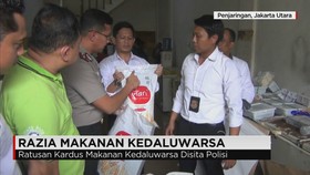 Polisi Razia Makanan Kedaluarsa