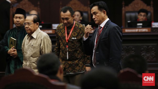 Yusril Ihza Mahendra sebagai saksi ahli dari pihak pemohon menilai ada kesalahan mekanisme atas pengesahan Menkumham Yasonna Laoly terkait kepengurusa PPP.