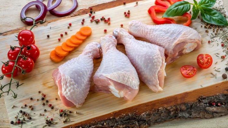 raw chicken fillet