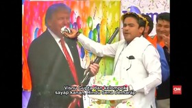 Warga India Rayakan Ulang Tahun Donald Trump