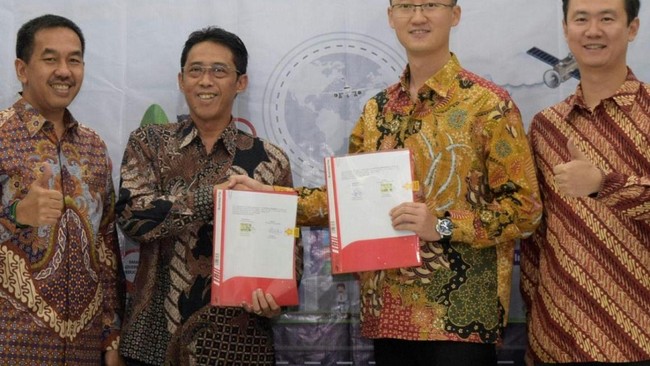 Penandatangan MoU tersebut dilakukan oleh Direktur Utama Telkom - Metra Teguh Wahyono dan Account Director Huawei