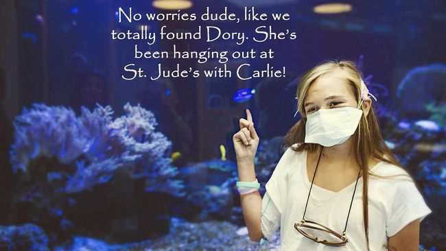 Si penemu Dory tak lain Carlie Herrington, pasien Rumah Sakit St. Jude’s Children’s Research di Memphis, yang mengidap Acute Myeloid Leukemia.