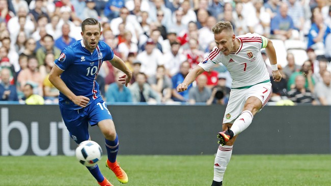 Islandia berhasil menahan dominasi serangan Hungaria dan memaksa bertandingan berakhir imbang 1-1 di Stade Velodrome, Marseille, Sabtu (18/6) malam WIB.