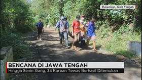 Delapan Korban Tanah Longsor Ditemukan