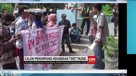 Calon Penumpang Kehabisan Tiket Mudik