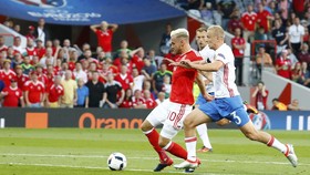Wales Unggul 2-0 atas Rusia pada Babak Pertama