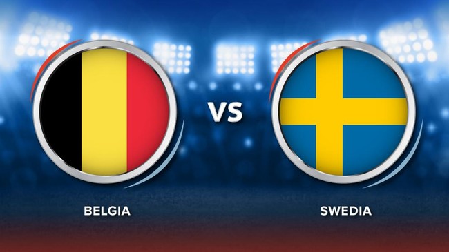 Timnas Belgia dan Timnas Swedia memperebutkan posisi tiket pasti terakhir dari Grup E untuk lolos ke babak 16 besar Piala Eropa di Stade de Nice.