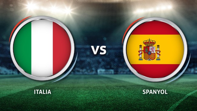 Duel big match antara Italia vs Spanyol terjadi di babak 16 besar Piala Eropa. Ini adalah duel ulangan Final Piala Eropa 2012.