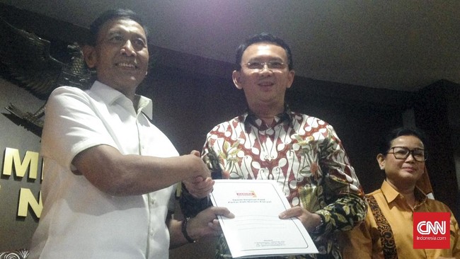 Politikus Hanura memastikan, mendukung siapapun calon wakil gubernur yang diusung Ahok pada pilkada DKI Jakarta 2017.