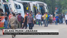 Persiapan Armada Bus dan Fasilitas Kp. Rambutan