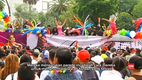 Meksiko Gelar Parade LGBT Pasca Insiden Orlando
